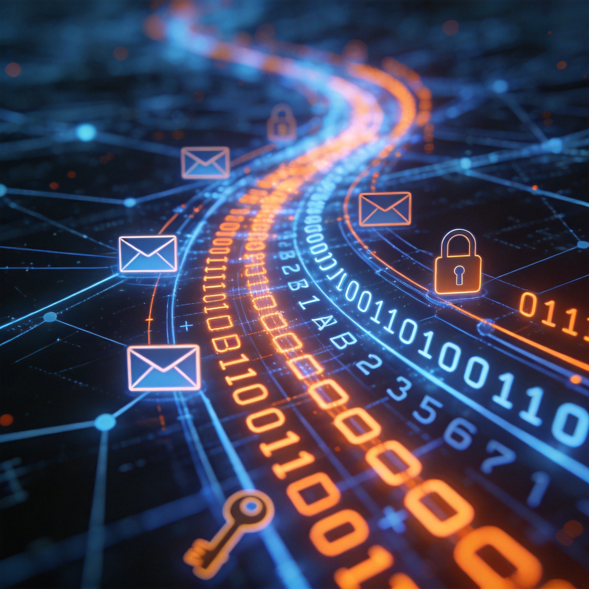 Base64 encoding transforming data across email, web, and authentication systems